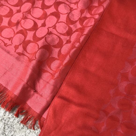Coach Silk n Cotton scarf - Picture 2 of 6